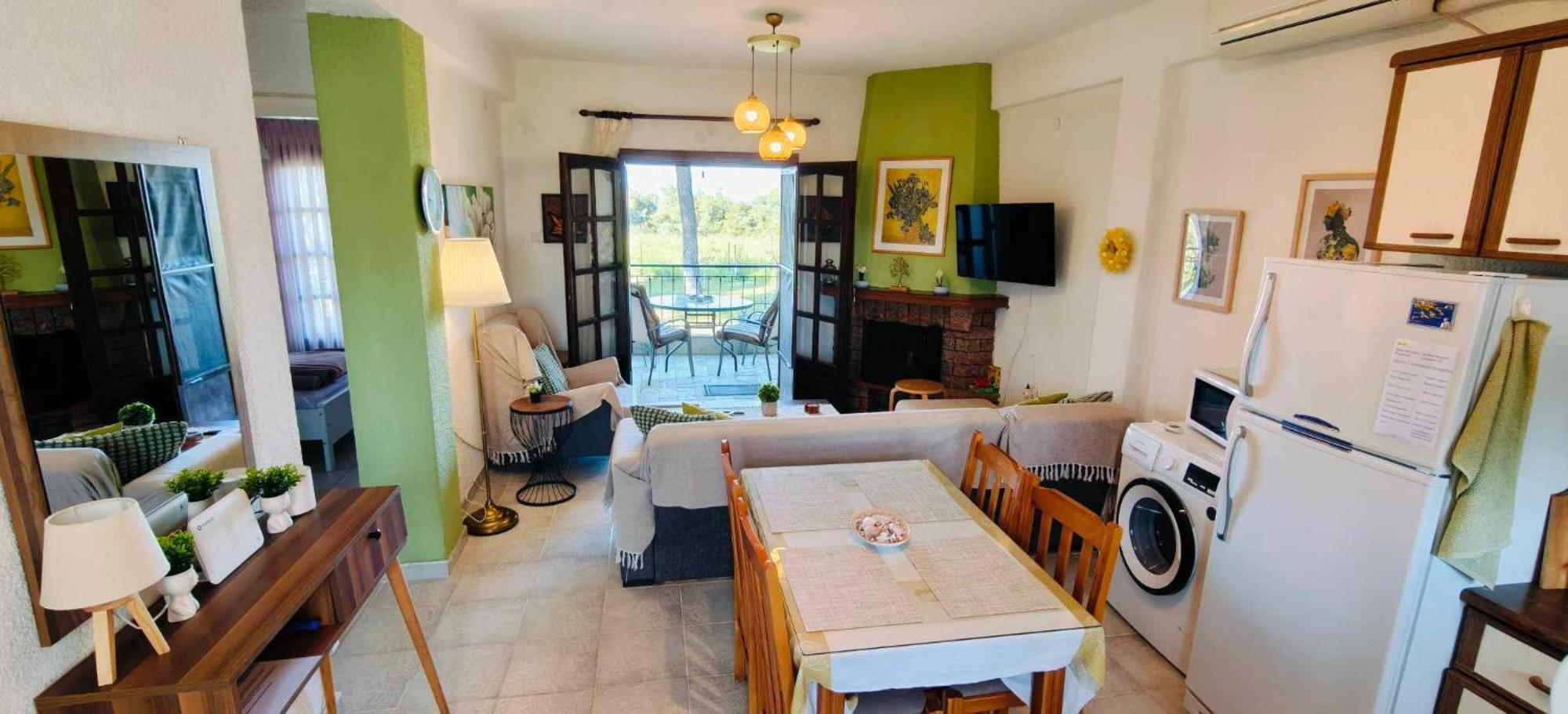 Golden Summer Apartment Néa Fókaia Kültér fotó